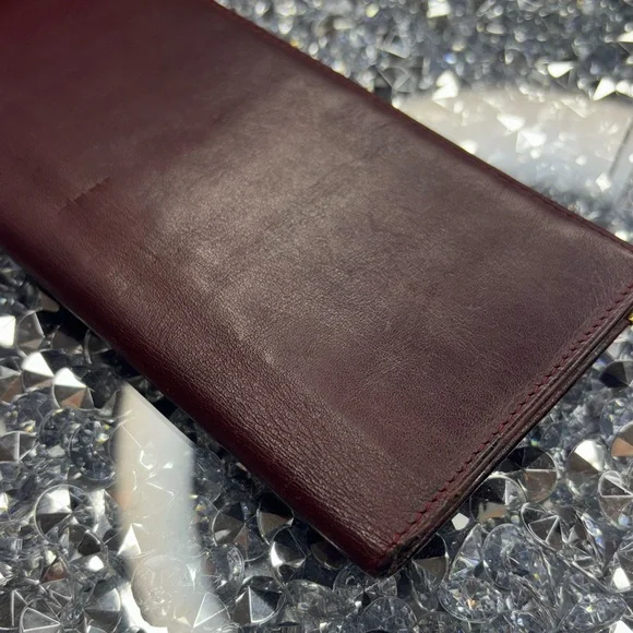 Cartier vintage Must de Cartier bifold wallet in burgundy EUC - Picture 12 of 12